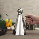 Olive Oil Vinegar Dispenser Jar 0.5L Stainless Steel Seasoning Condiment Po
