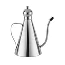 Olive Oil Vinegar Dispenser Jar 0.5L Stainless Steel Seasoning Condiment Po