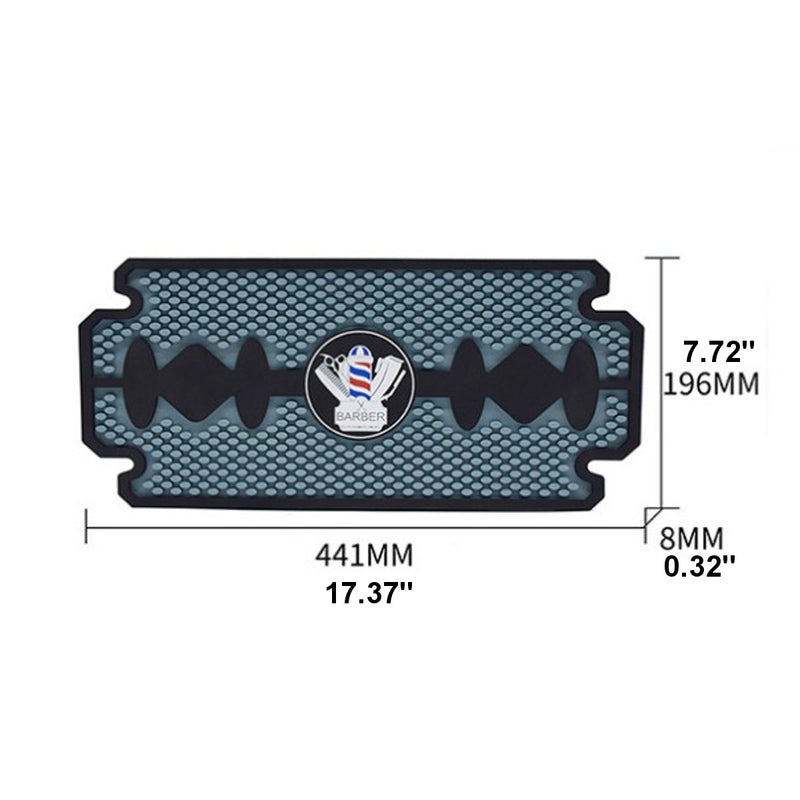 Anti-skid Pad For Barber Tools Barbershop Push-shear Scissores Mat Hair Blow Dryer Combl Clip Display Pad Barbershop Accessories Silicone Pad