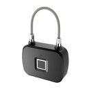 ANYTEK L13 Fingerprint Security Keyless Lock Plastic Three Color Light Wire Rope Lock 3M 10 Sets of Fingerprint lock Induction