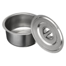 3 PCS Stainless Steel Stock Pots Set with Lids Cooking Kitchenware Pot Casserole