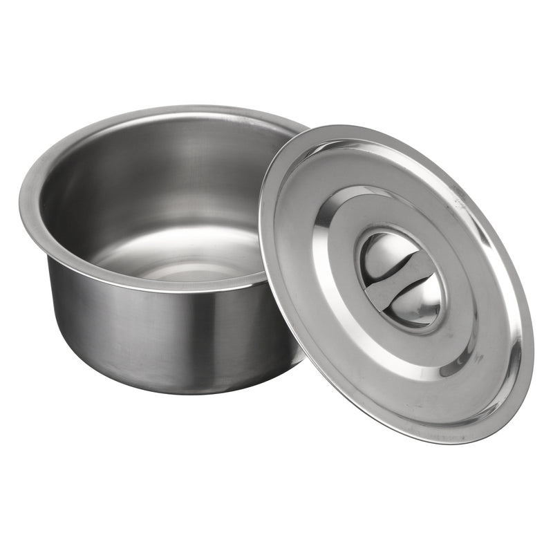 3 PCS Stainless Steel Stock Pots Set with Lids Cooking Kitchenware Pot Casserole