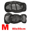 3D Motorcycle Scooter Seat Cover Net Breathable Protector Black