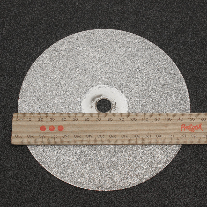 8 Inch 200mm Diamond Coated Lap Wheel 60 Grit Lapidary Polishing Jewelry Grinding Disc
