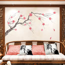 Miico FX64045 Plum Flower Wall Sticker Home Decorative Sticker DIY Sticker Living Room And Bedroom Decoration