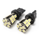 2pcs T20  Side Light Bulbs Lamps Canbus No Error W21 5W T20 6000K LED White Daytime DRL