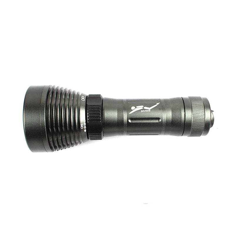 10W T6 LED 800Lumens 8 Modes Flashlight Professional Underwater 50M Driving Flashlight 18650 26650