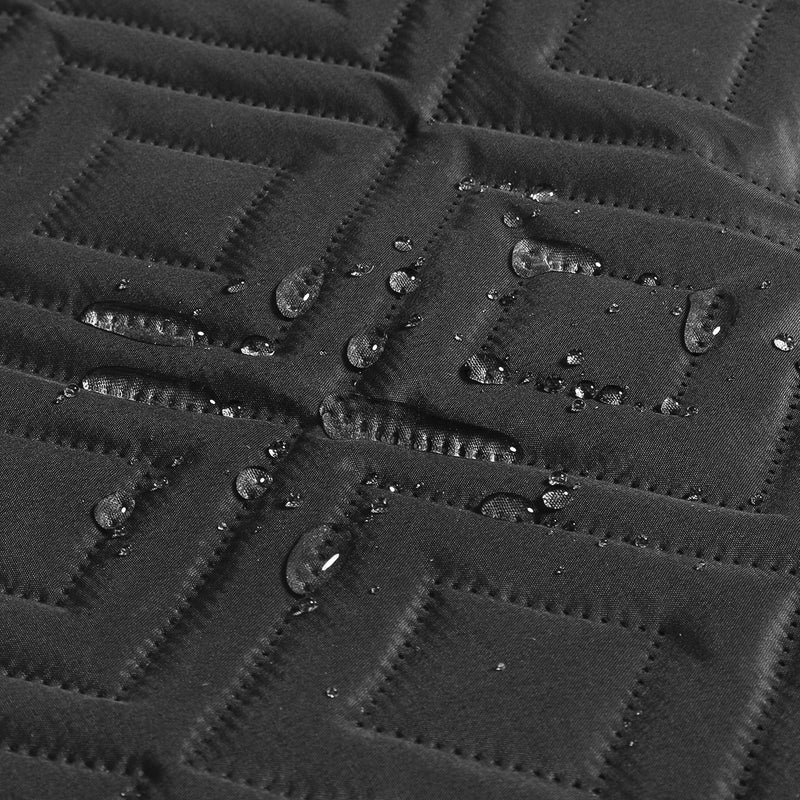 Black Microfiber Pet Dog Kids Couch Sofa Furniture Protector Cover Strap Waterproof Chair Covers