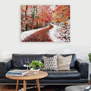 Red Trees Winter Forest DIY Diamond Painting 5D Square Drills Cross Stitch