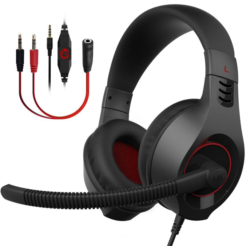 SENICC A2 Light Weight 3.5mm + USB Wired Gaming Headset With 40mm Speaker Unit Omni Directional Headphone With Microphone