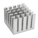 10pcs 20x20x15mm DIY CPU IC Chip Heat Sink Extruded Cooler Aluminum Heat Sink