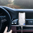 Bakee Metal Mini Gravity Linkage Automatic Lock Air Vent Car Phone Holder Car Mount for 4.0-6.5 Inch Smart Phone for iPhone 11 for Samsung Note 10 Xiaomi