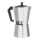 12Cups 600ML Silver Aluminum Moka Pot Octagonal Espresso Coffee Cup Grinder Stove Percolator