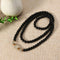 Unisex Artificial Crystal Obsidian Bracelet 108 Buddha Beads Zodiac Lucky Necklace