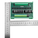 2pcs 12CH 12V IO Card PLC Signal Amplifier Board NPN to PNP Mutual Input Optocoupler Isolation Transistor Output Relay Module