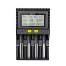 Miboxer C4-Plus LCD Display Fast Charging Smart Battery Charger For AA AAA 18650 26650 21700 16340