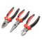 3Pcs 8inch inch Heavy Duty Long Nose Combination Cutter Plier All Purpose
