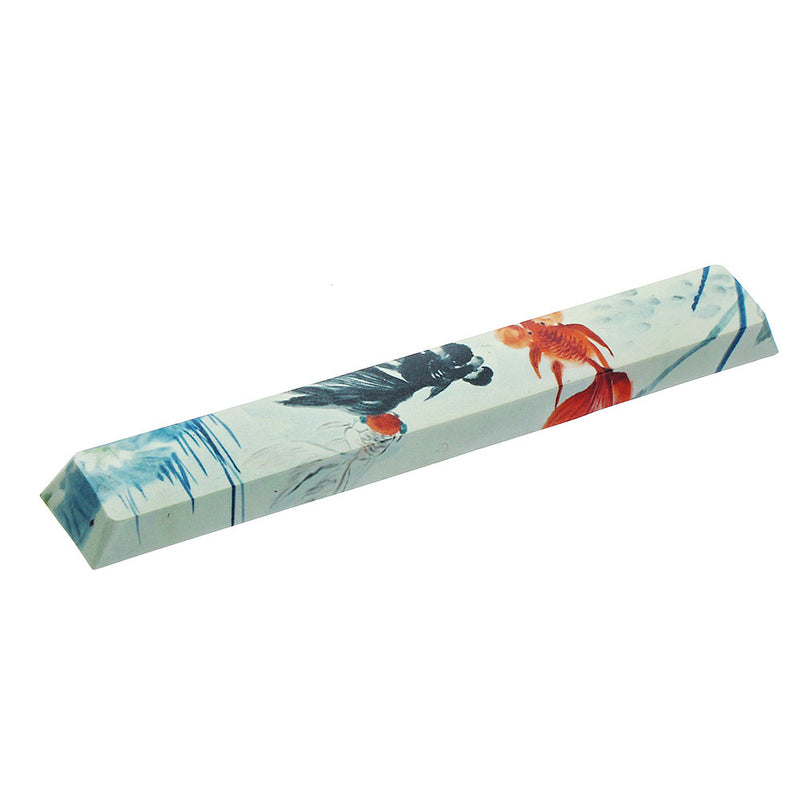 Five-sided Dyesub PBT Carp Space Bar 6.25u Novelty Keycap