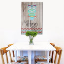 Unframed Canvas Print Home Decor Love Hoo Owl Wall Art Painting Picture Decoration