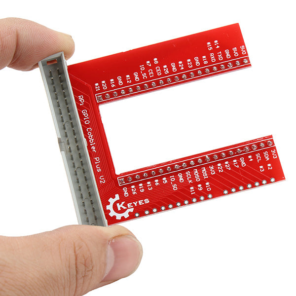 GPIO U-shaped Adapter V2 Breadboard Expansion Board 40P Cable Kit For Raspberry Pi 3 B+