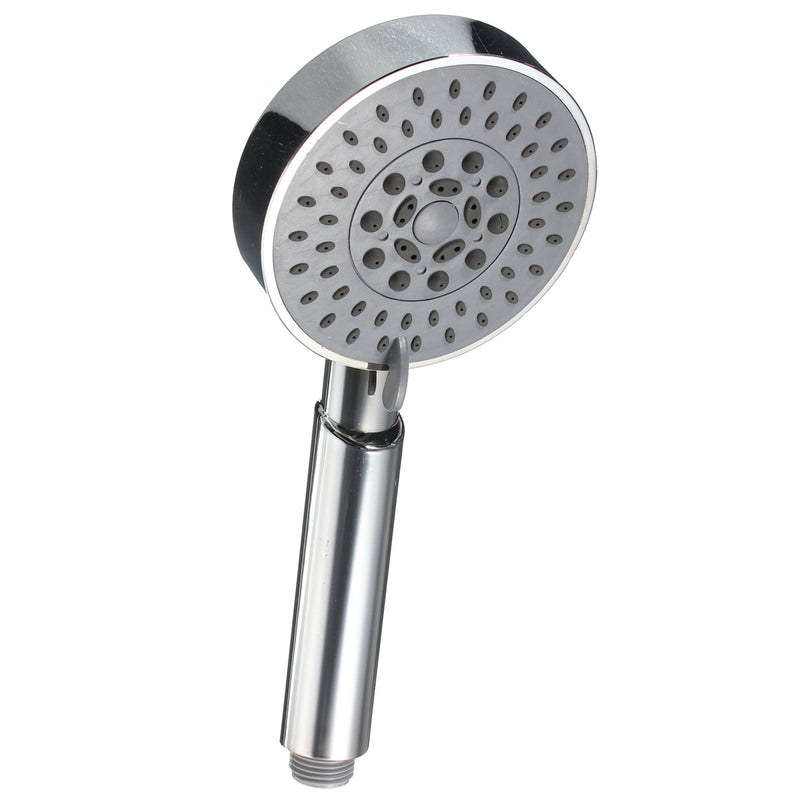 Universal 5 Mode Function Showerhead Chrome Anti-limescale Large Bath Handset Shower Head