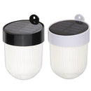 Solar Power Wall Mount 6 LED Light Outdoor Garden Path Landscape Fence Yard Lamp