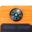 Solar Chargers 8000mAh USB Solar Battery Charger Phone Charger Power Bank with Flashlight