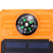 Solar Chargers 8000mAh USB Solar Battery Charger Phone Charger Power Bank with Flashlight