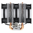 3Pin 3 Fans 6 Heatpipes Colorful Backlit CPU Cooling Fan Cooler Heatsink for Intel AMD