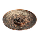 5 Holes Dragon Lotus Incense Burner Holder Retro Censer Plate For Stick Cone