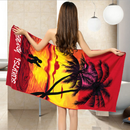 70x150cm Coconut Trees Amorous Feelings Quick Dry Beach Towels Absorbent Microfiber Bath Towel