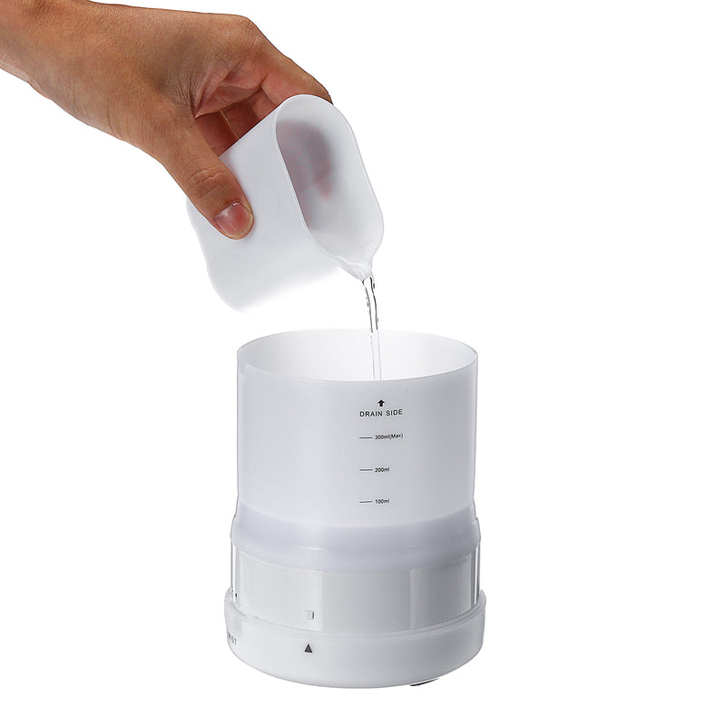 300ml 7 Colour Ultrasonic Aroma Essential Oil Diffuser Air Humidifier LED Night Light
