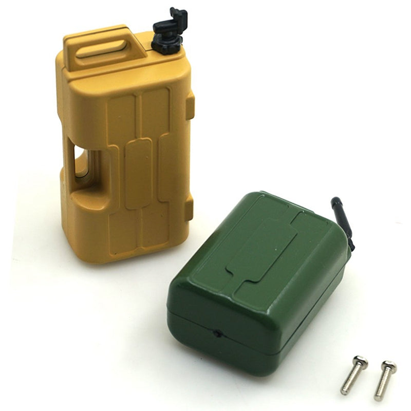 1 Set RC Car Mini Fuel Tank & Water Jug Decoration Tools for 1:10 RC Rock CrP4M6