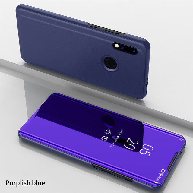 Bakeey Plating Mirror Window Shockproof Flip Full Cover Protective Case for Xiaomi Redmi 7 / Redmi Y3
