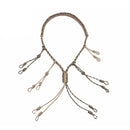 Outdoor Survival Whistle Call Lanyard Hand Braided Emergency Rescue Hiking Hunting Loop Rope Neck Strap