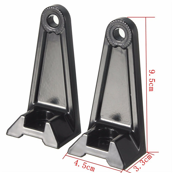 LED Work Light Bar SidE-mounts Brackets Double Row Aluminum Alloy Universal
