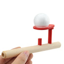 AUGIENB Wooden Balance Blow Pipe Ball Toy Kids Adult Childhood Classic Game Educational Toys Gift