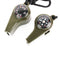 3 In 1 Whistle Compass Thermometer Camping Outdoor Emergency Survival Gear SOS