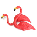 Plastic Red Flamingo Lawn Figurine Garden Yard Grassland Party Ornament Decorations