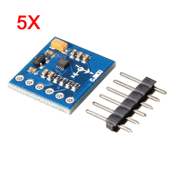 5Pcs MAG3110 3-Axis Digital Earth Magnetic Field Geomagnetic Sensor Module I2C Interface For