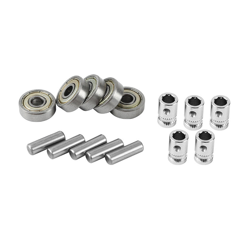 MK2.5/MK3 Multi Materials 2.0 MMU2 Ball Bearing Set Extruder Gears + 625ZZ Bearings + Shafts Kit For Prusa i3 3D Printer