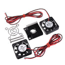 4010 12V 250010% Speed Cooling Fan Heat Dissipation Heatsink Kit For 3D Printer Parts