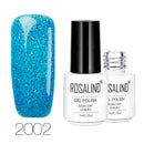 8 Colors Blue Series Shimmer Glitter Nail Gel Soak-off UV Gel DIY Nail Art