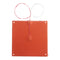 200x200mm 120v/220v 200W Silicone Heated Bed Heating Pad With Hole For 3D Printer