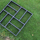 Garden DIY Plastic Path Maker Mold Manually Paving Courtyard Stone Road Cement Brick Mold