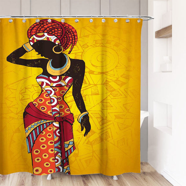 180x180CM/70.9"x70.9" 3D Bathroom Shower Curtain With 12 Plastic Hooks Waterproof Mildew Resistant Polyester Shower Curtain