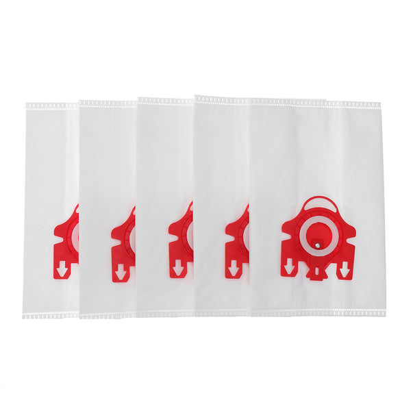 12 Red 3D Vacuum Cleaner Bags Dust Bags & 2 Filter For MIELE FJM C1 C2 S4 S6 S290 S381 S6210