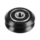 Black Color Double V-Wheel W-Slot / V-Slot Passive Pulley Kit For 3D Printer Engraving Machine CNC Machine