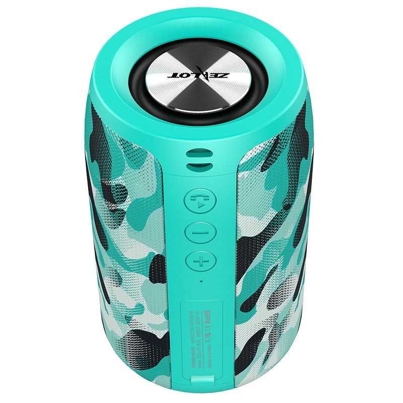 ZEALOT S32 Portable Wireless bluetooth 5.0 Speaker Heavy Bass FM Radio TF Card U Disk Outdoors Subwoofer with Mic