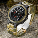 BOBO BIRD NS22 Scratch Proof Watch Face Hand Crafted Real Natural Wood Retro Men Watch Quartz Watch